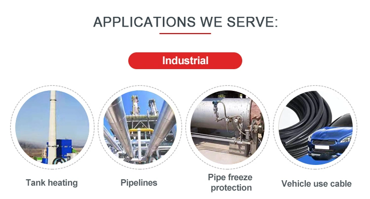 Explosion-Proof Heat Tracing Cable for Pipe Process Temperature Maintenance