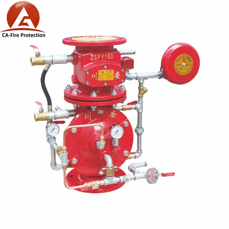 Ca-Fire Zsfy200 Alarm Valve for Firefighting System Zsfz Wet Alarm Valve Price for Alarm Valve