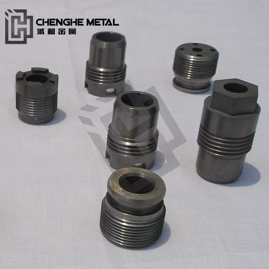 Erosion Resistance Oil Spray Head Tungsten Carbide Thread Nozzle with API Certification